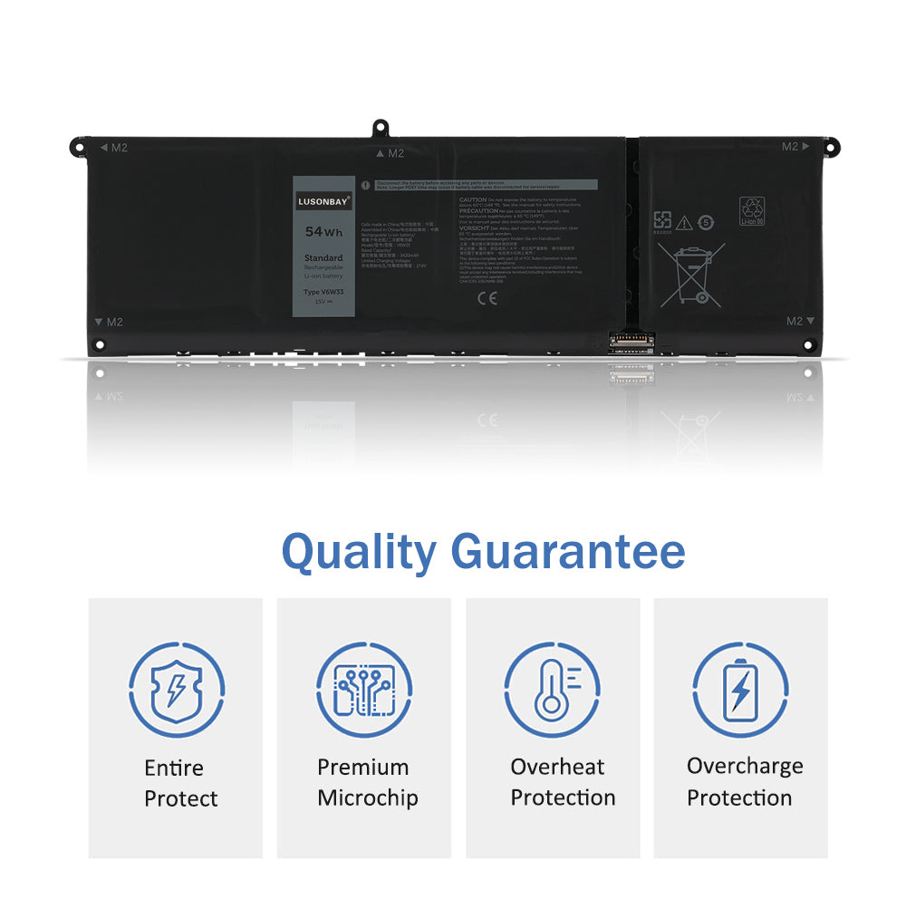 LUSONBAY V6W33 Laptop Battery For Dell Vostro 16 5620 5625 series - Quality Guarantee