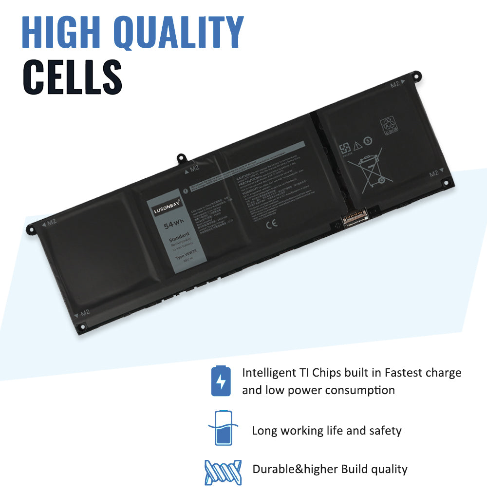 LUSONBAY V6W33 Laptop Battery For Dell Vostro 16 5620 5625 series - High Quality Cells