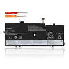 LUSONBAY L18C4P71 Battery For Lenovo ThinkPad X1 Carbon 7th 8th Gen Series - Front View on White