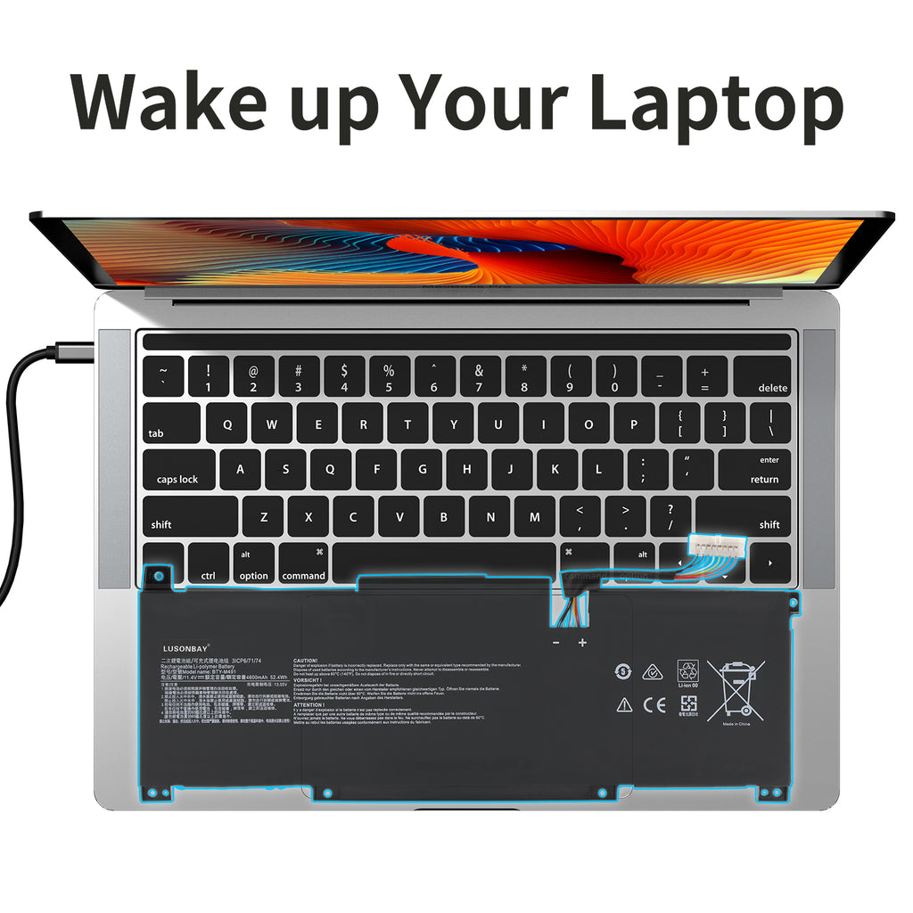 LUSONBAY BTY-M491 Laptop Battery For MSI Modern 15 A10RB A10RB-041TW A10RB-033CN A10RB-034CN - Wake up Your Laptop