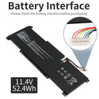 LUSONBAY BTY-M491 Laptop Battery For MSI Modern 15 A10RB A10RB-041TW A10RB-033CN A10RB-034CN - Battery Interface