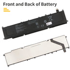 LUSONBAY RC30-0370 Battery For Razer Blade RZ09-0427 NEA3-R3U1 PEA3-R3U1 Series - Front and back of the battery