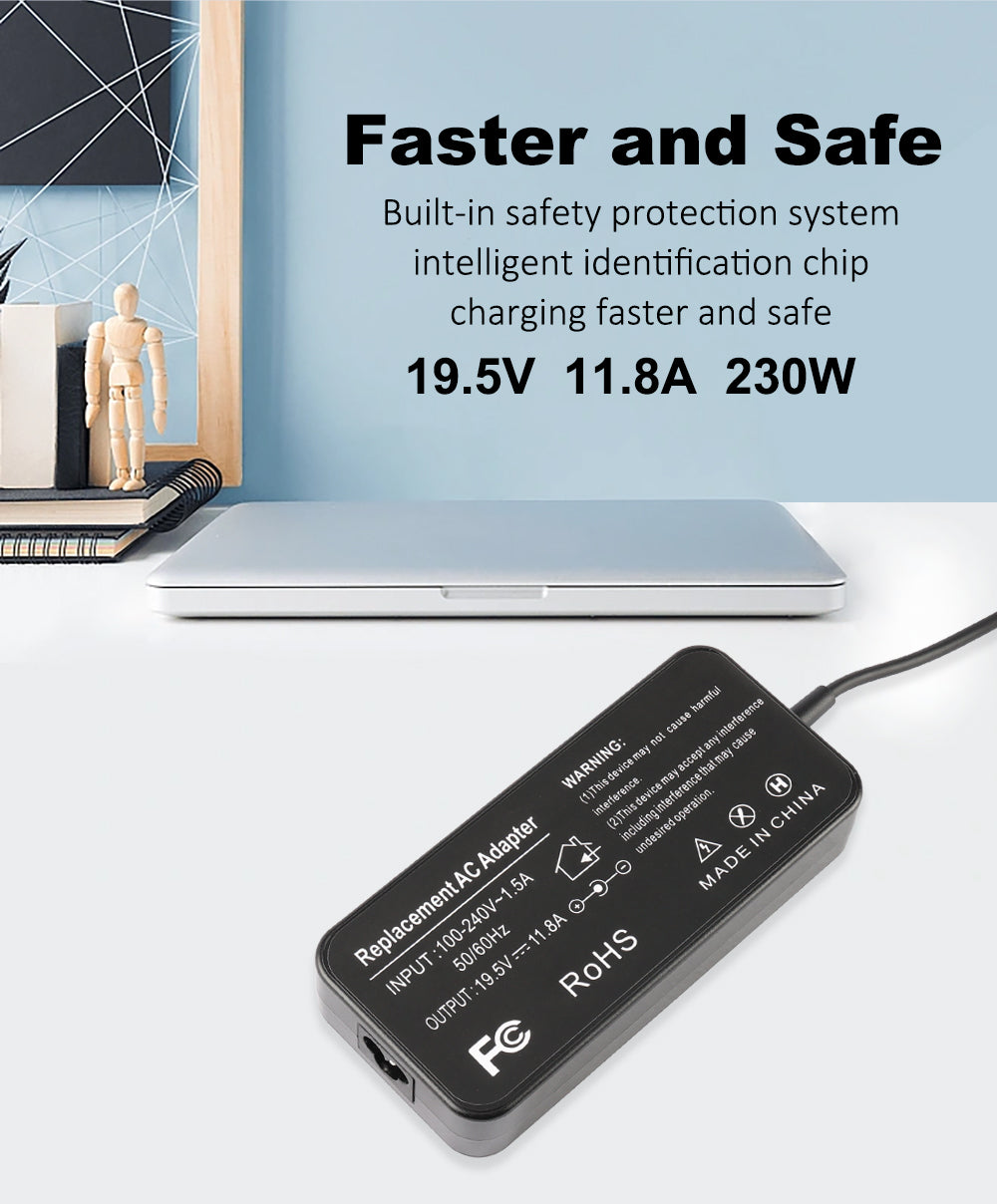 19.5V 11.8A 230W 筆記型電腦充電器 適用於華碩 G750JW-T4038D G750JW-T4019H G750JW-T4057H