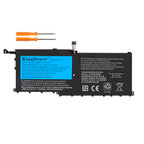 01AV409 Replacement Laptop Battery for Lenovo, 15.2V 56Wh, long slim internal pack with multiple cells.