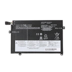 01AV413 laptop battery for Lenovo ThinkPad E470 E475, 11.1V 45Wh, flat black design with white technical specification label.