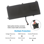 45N1741 Replacement Laptop Battery for Lenovo, 3990mAh, side profile highlighting the slim form factor.