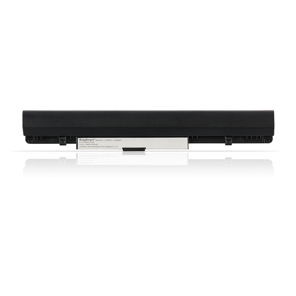 L12S3F01 laptop battery for Lenovo IdeaPad S210 S215, 10.8V 36WH 3350mAh, long cylindrical design with silver technical label.