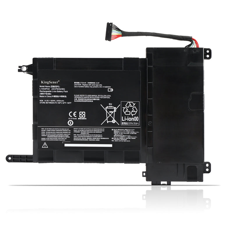 L14S4P22 Laptop Battery for Lenovo Y700, 14.8V 60Wh, showing the internal unit with screw tabs