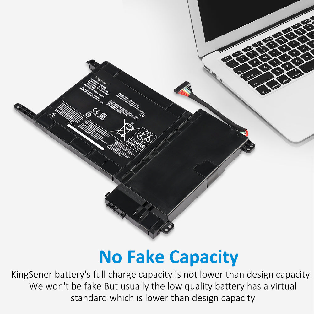 L14S4P22 Laptop Battery for Lenovo Y700, 14.8V 60Wh, showing the internal unit with screw tabs