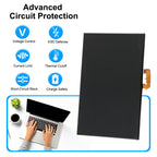 L15C2P31 rechargeable battery for Lenovo Yoga Book, 32.3WH capacity, top view showing light blue specification label and gold contacts.