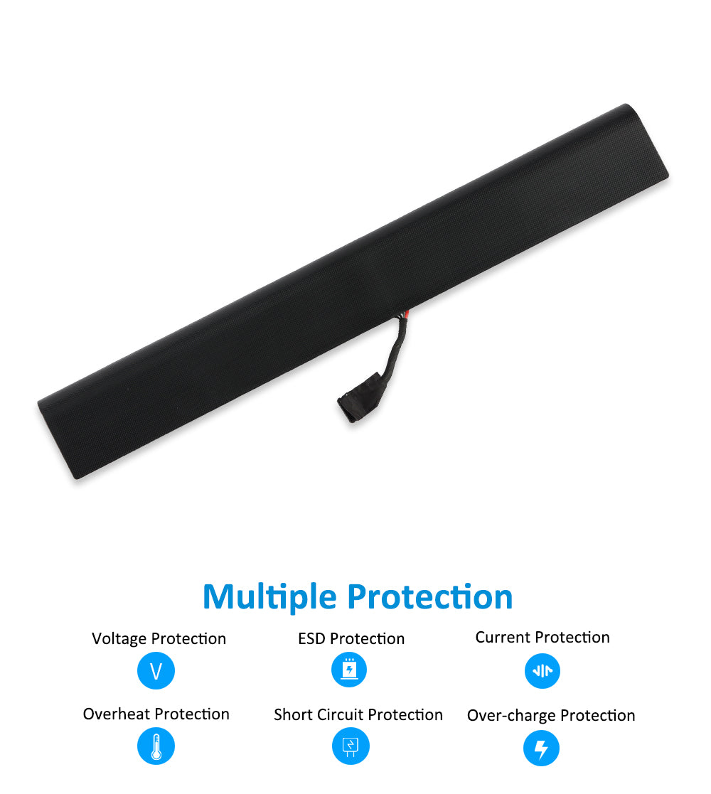 L15L4A01 Laptop Battery for Lenovo IdeaPad, 32Wh, showing internal unit and connector cable