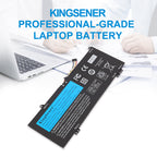L17C4PB0 rechargeable Li-ion battery for Lenovo IdeaPad 530S, 45WH capacity, showing mounting tab screw sizes and technical labels.