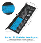 L17M4PE1 Replacement Laptop Battery for Lenovo, , angled view of the internal rechargeable battery unit.