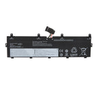 L17C6P51 Replacement Laptop Battery for Lenovo, , front view of slim black internal battery with connector wires.
