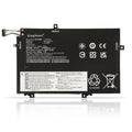 L17L3P52 laptop battery for Lenovo ThinkPad L470 L480 L580, 11.1V 45Wh, with 5-wire multi-pin connector and mounting tabs.