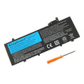 L17L3P71 Replacement Battery for Lenovo ThinkPad T480S - Front View on White