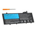 L17L3P71 Replacement Battery for Lenovo ThinkPad T480S - Front View on White
