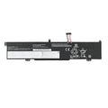 L18C3PF1 Replacement Laptop Battery for Lenovo Ideapad, 11.52V 45Wh 3950mAh, Long black battery with ribbon cable and labels.