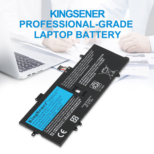 L18C4P71 rechargeable Li-ion battery for Lenovo X1 Yoga series, 51WH capacity, showing light blue technical labels and mounting tabs.