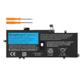 L18C4P71 laptop battery for Lenovo ThinkPad X1 Yoga, 15.4V 47.74WH, with two orange screwdrivers and black rectangular casing.