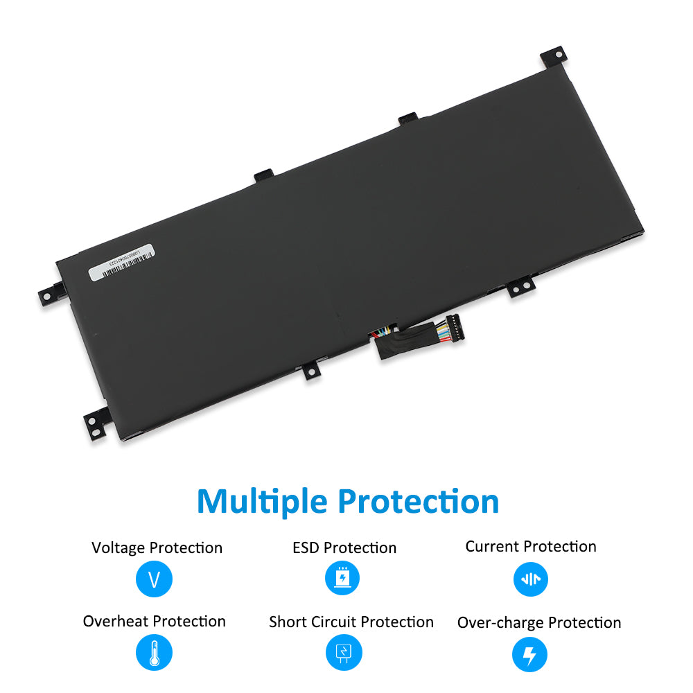 L18M4P90 Laptop Battery for Lenovo ThinkPad, 46Wh, showing the internal unit with mounting tabs