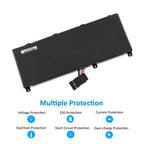 L18M6P90 Laptop Battery for Lenovo ThinkPad, 90Wh 8000mAh, showing large unit and multiple mounting tabs