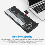 L18M6P90 Laptop Battery for Lenovo ThinkPad, 90Wh 8000mAh, showing large unit and multiple mounting tabs