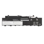 L19M3PF4 Replacement Laptop Battery for Lenovo IdeaPad, 11.55V 56.5Wh 4965mAh, Wide black battery with connector and barcode.