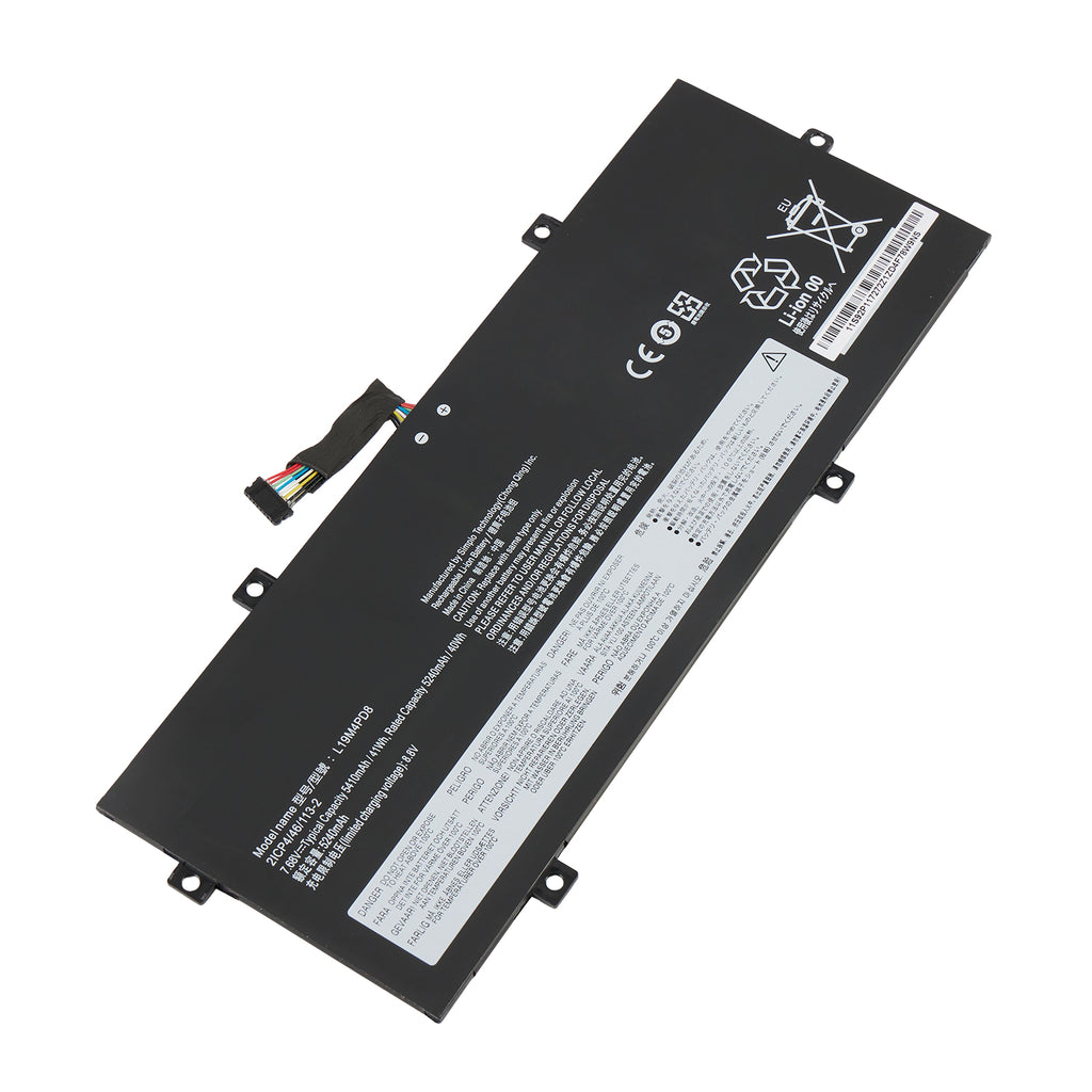 L19M4PD8 Laptop Battery For Lenovo Yoga Duet 7-13IML05 - Front View on White