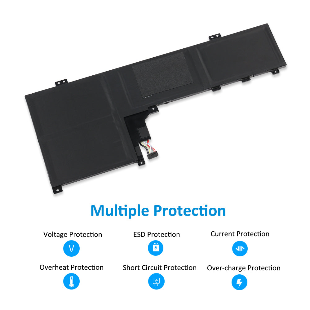L19M4PD2 Laptop Battery For Lenovo IdeaPad Yoga S740-14IIL Series Notebook 5B10W67424 5B10U97772 L19L4PD2 5B10W67253 5B10U97773 | KingSener