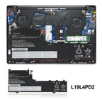 L19M4PD2 Laptop Battery For Lenovo IdeaPad Yoga S740-14IIL Series Notebook 5B10W67424 5B10U97772 L19L4PD2 5B10W67253 5B10U97773 | KingSener