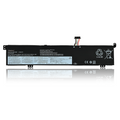 L19M3PF7 Laptop Battery for Lenovo Ideapad, 11.4V 45Wh, showing labels and blue multi-language warning box