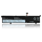 L19M3PF7 Laptop Battery for Lenovo Ideapad, 11.4V 45Wh, showing labels and blue multi-language warning box