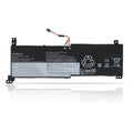 L20L2PF0 Replacement Laptop Battery for Lenovo, 7.68V, front view of slim black internal battery with connector wires.