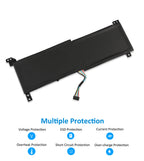 L20L2PF0 Replacement Laptop Battery for Lenovo, 7.68V, side profile highlighting the slim form factor.