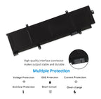 L21M4P72 Replacement Laptop Battery for Lenovo, 15.44V, angled view of the internal rechargeable battery unit.