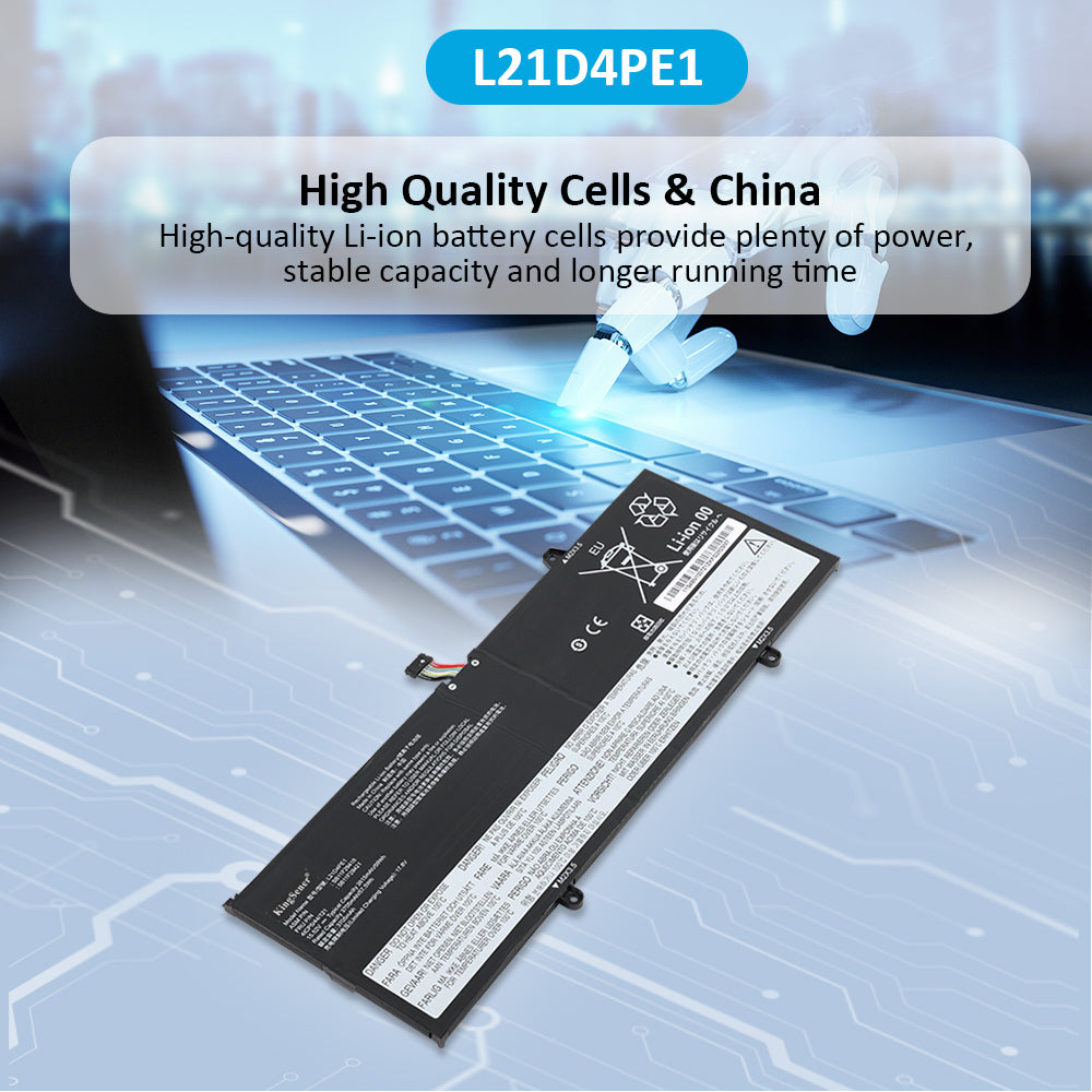 L21M4PE2 L21C4PE2 L21D4PE1 Laptop Battery for Lenovo Y9000X 2022 Yoga 6 13ALC7 Yoga 6-13ABR8 Series