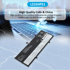 L21M4PE2 L21C4PE2 L21D4PE1 Laptop Battery for Lenovo Y9000X 2022 Yoga 6 13ALC7 Yoga 6-13ABR8 Series