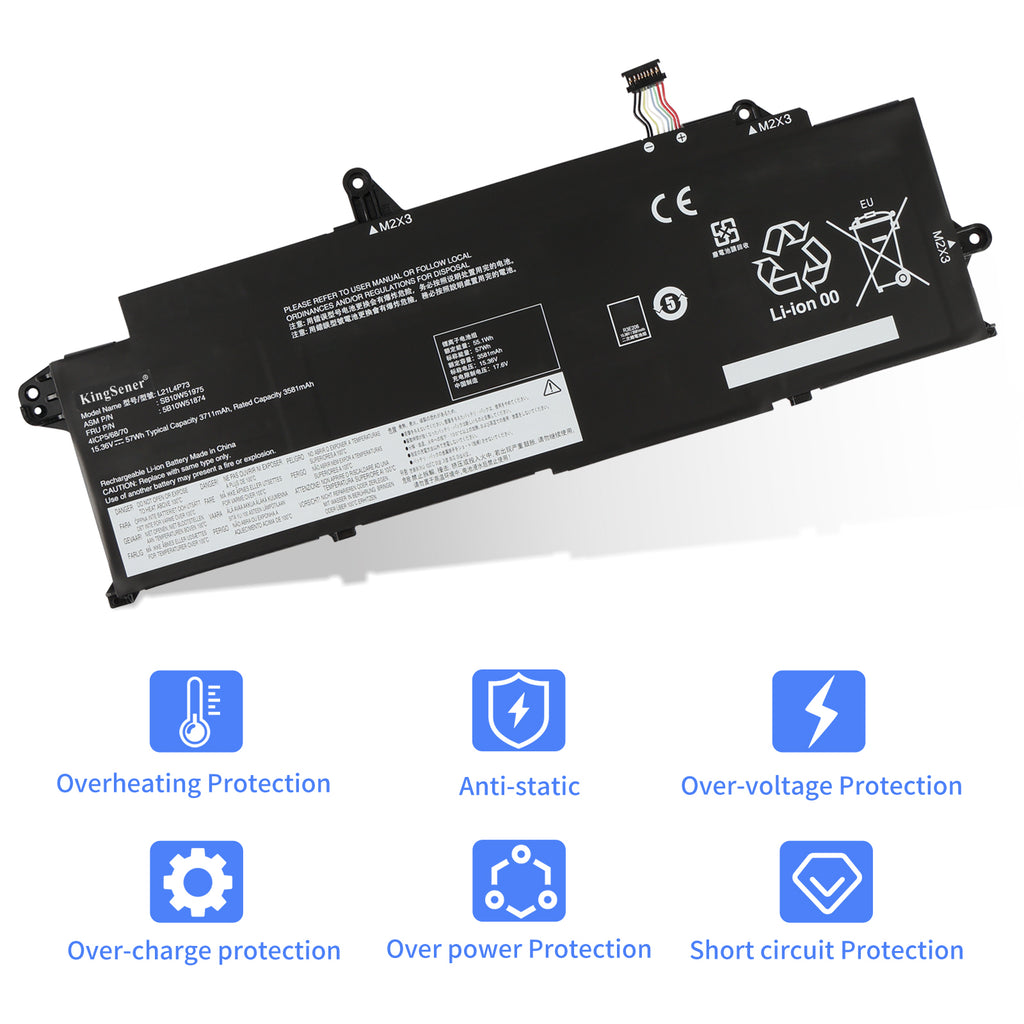 Lenovo-L21L4P73-15.36V-57Wh-Laptop-Battery