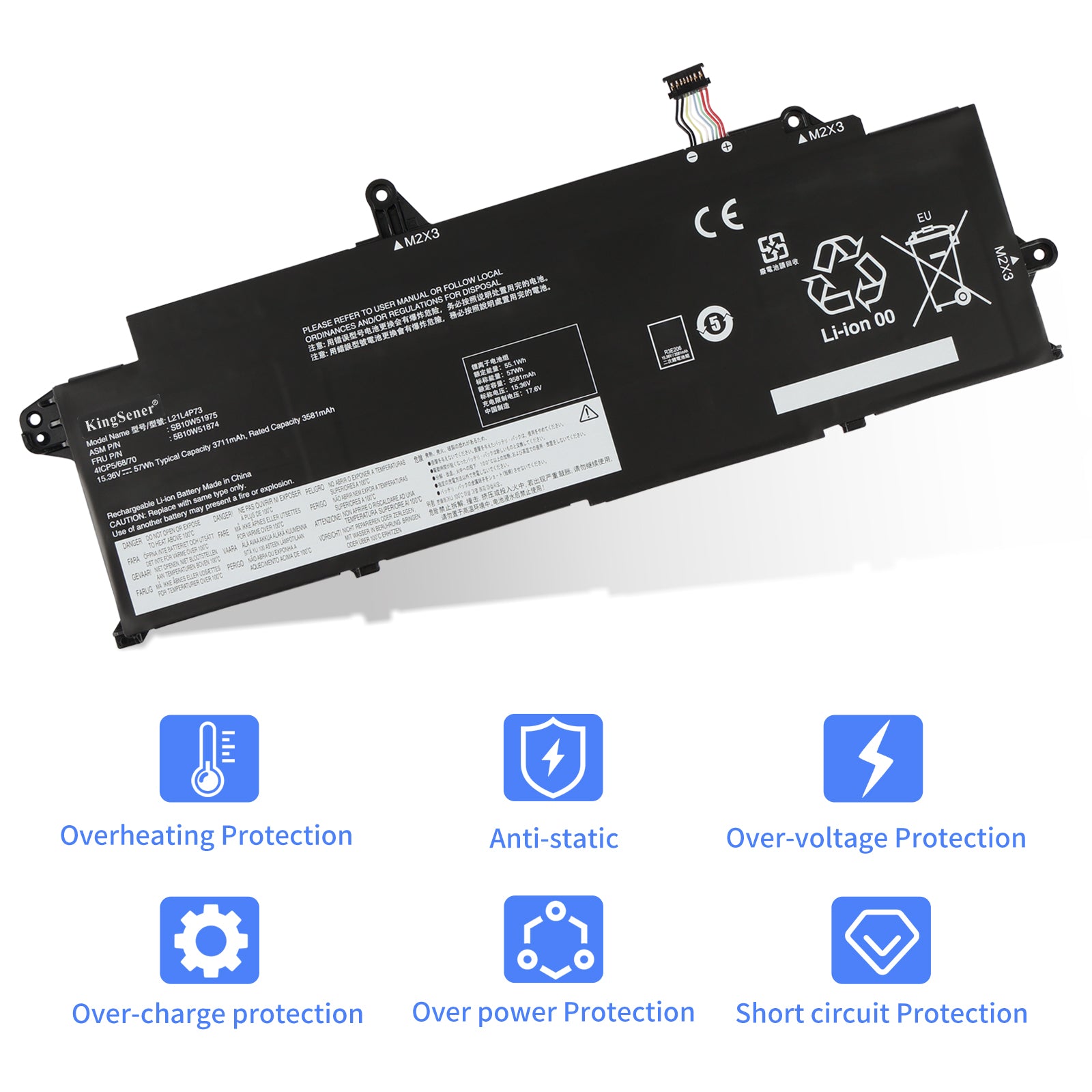 Lenovo-L21L4P73-15.36V-57Wh-Laptop-Battery