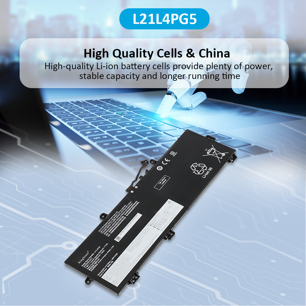5B11J07490 L21L4PG5 Laptop Battery For Lenovo IdeaPad Gaming Chromebook 16 IdeaPad IP 5 Chrome 16IAU7 2ICP6/40/133-2
