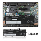 5B11J07490 L21L4PG5 Laptop Battery For Lenovo IdeaPad Gaming Chromebook 16 IdeaPad IP 5 Chrome 16IAU7 2ICP6/40/133-2