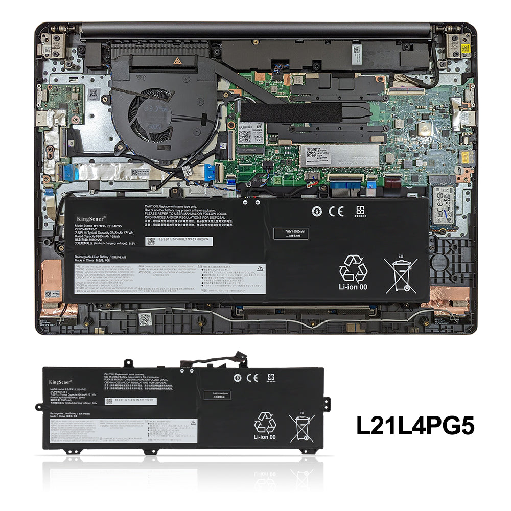 5B11J07490 L21L4PG5 Laptop Battery For Lenovo IdeaPad Gaming Chromebook 16 IdeaPad IP 5 Chrome 16IAU7 2ICP6/40/133-2