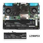 L21M4PC4 SB11F36374 Laptop Battery For IdeaPad Gaming 3 16ARH7 16IAH7