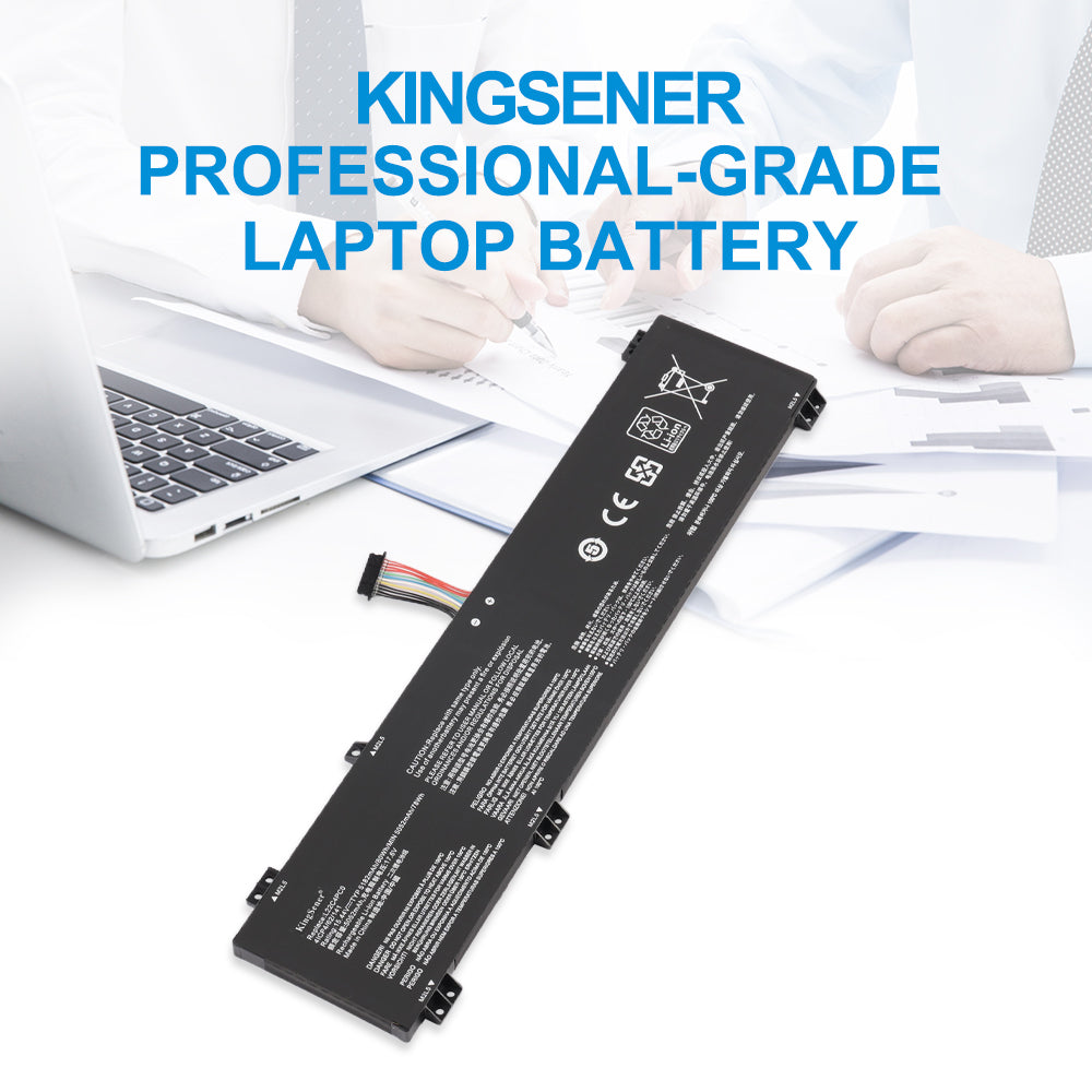 KingSener L22C4PC0 professional-grade laptop battery replacement in office scene
