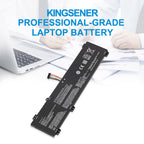KingSener L22C4PC0 professional-grade laptop battery replacement in office scene