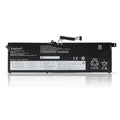 L22L4PG3 Replacement Battery for Lenovo, 15.36V 71Wh, front view showing model labels and safety certifications