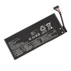 Angled view of L23M2PK0 battery showing CE UKCA certification marks and Li-ion label