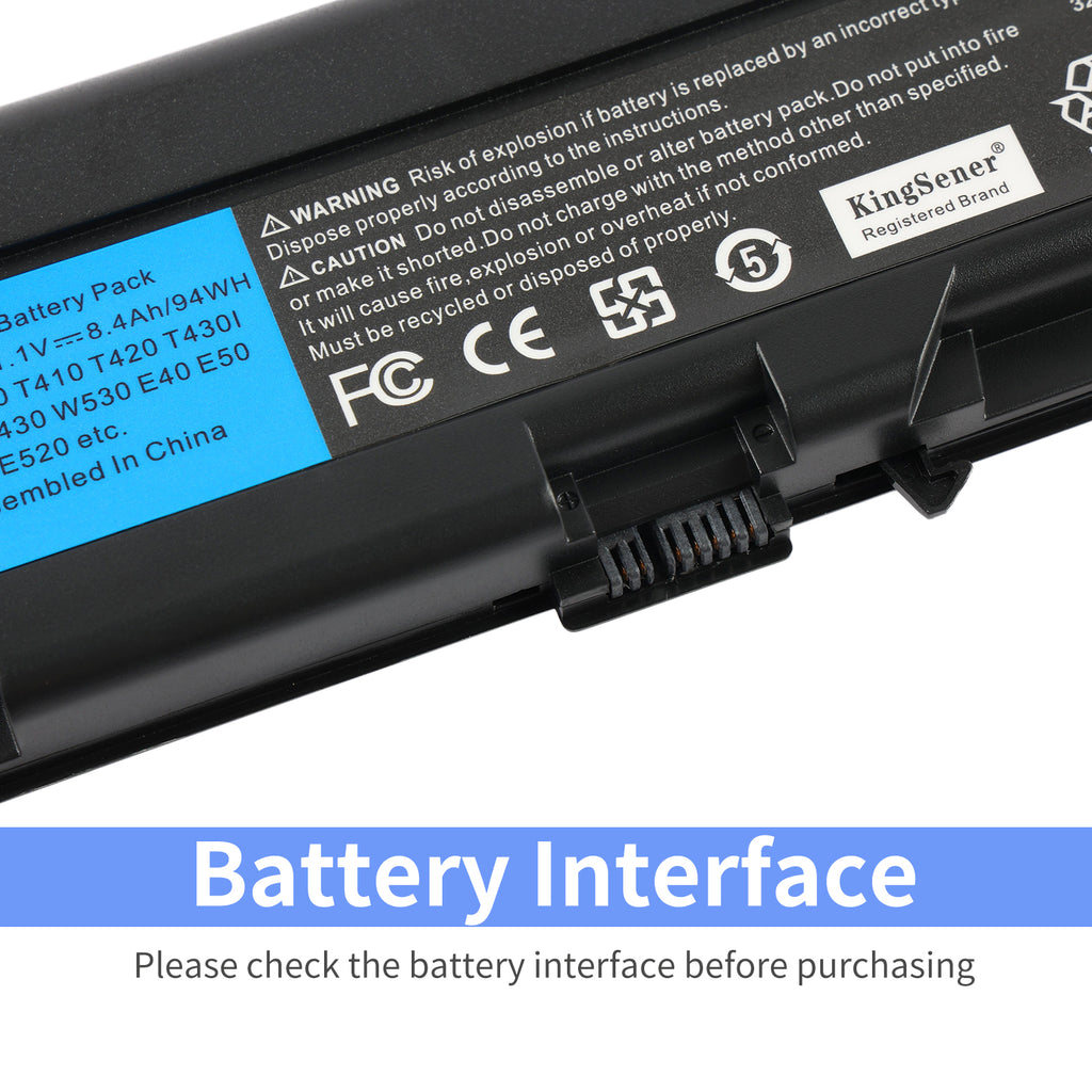 ThinkPad T430 battery connector interface close-up