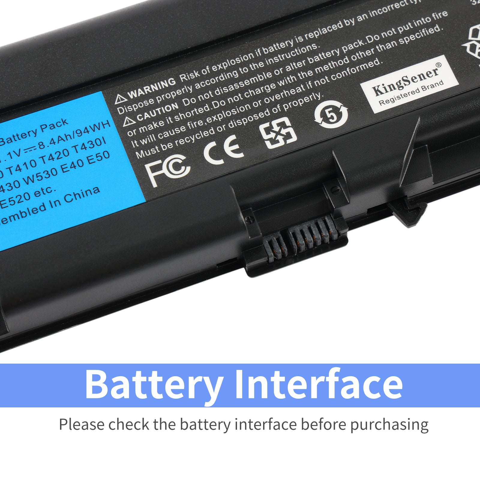 ThinkPad T430 battery connector interface close-up